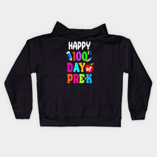 Happy 100th Day Of Pre-k Kids Hoodie